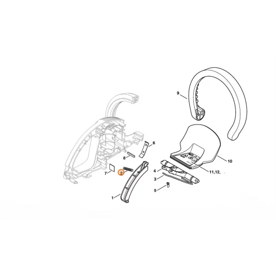 STIHL  Sprężyna dociskowa 6010 792 3410
